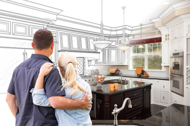 Professional Kitchen Flooring technician working in Doylestown, PA